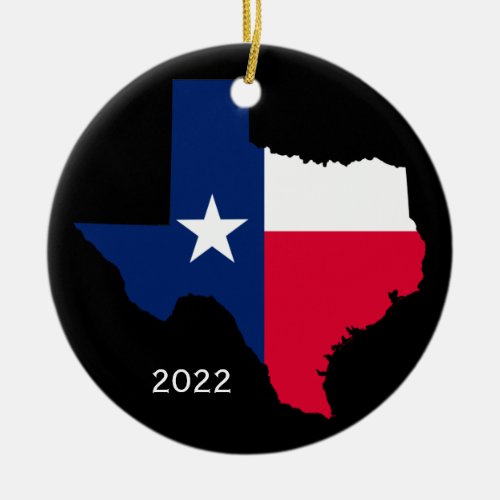 Lone Star State Texas Ornament