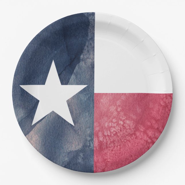 Lone Star | Texas Paper Plates (Front)
