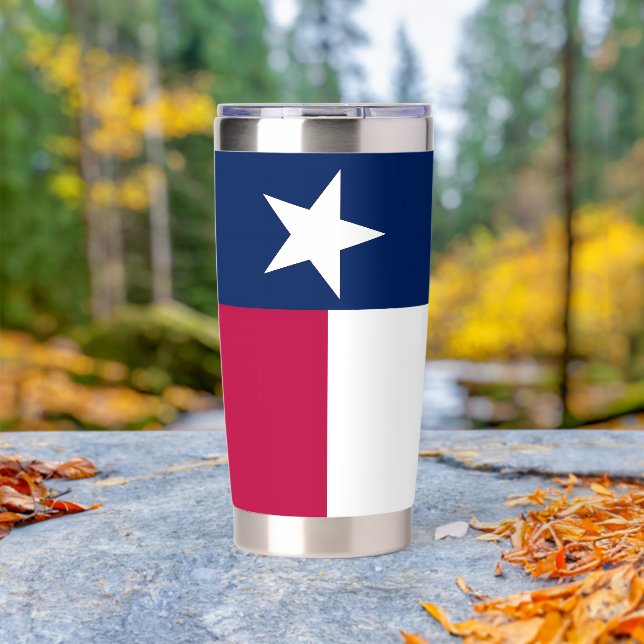 Lone Star Texas State Flag Stainless Steel Tumbler (Outdoor (Rotated))