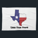 Lone Star Texas Towel<br><div class="desc">For the true Texan, use this state flag design.</div>