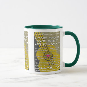 Lone Star Uke Fest Poster Art Mug
