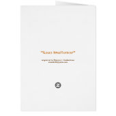 "Lone Sunflower" (Back)