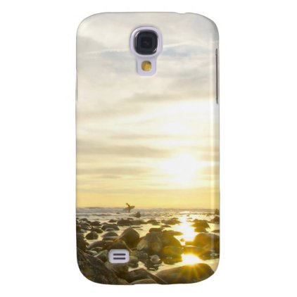 Lone Surfer Samsung Galaxy S4 Case