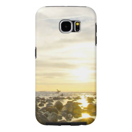 Lone Surfer Samsung Galaxy S6 Case