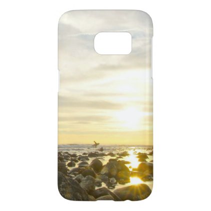 Lone Surfer Samsung Galaxy S7 Case