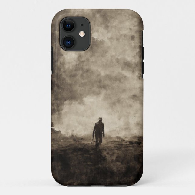 Lone Survivor Apocalyptic Mobile Case (Back)