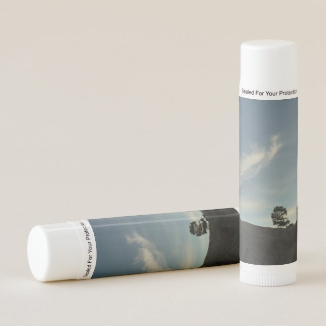 Lone Torrey Pine California Sunset Landscape Lip Balm (Front)