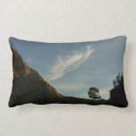 Lone Torrey Pine California Sunset Landscape Lumbar Pillow
