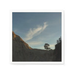 Lone Torrey Pine California Sunset Landscape Paper Napkins