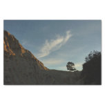 Lone Torrey Pine California Sunset Landscape Tissue Paper