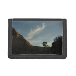 Lone Torrey Pine California Sunset Landscape Tri-fold Wallet