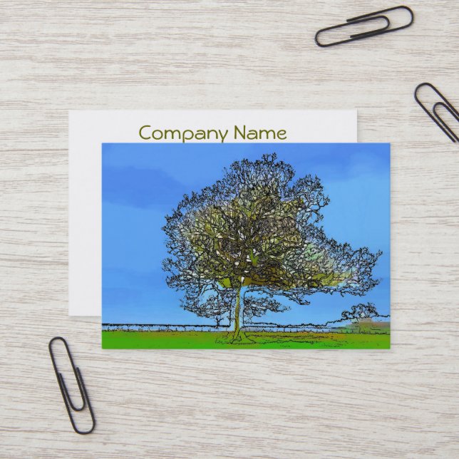 LONE TREE BUSINESS CARD (Front/Back In Situ)