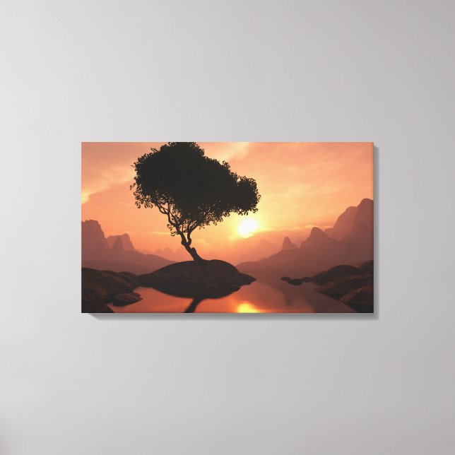 Lone Tree Canvas Print (Front)