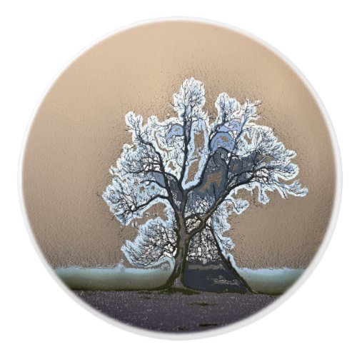 LONE TREE CERAMIC KNOB