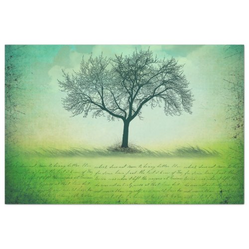 Lone Tree Decoupage Tissue Paper