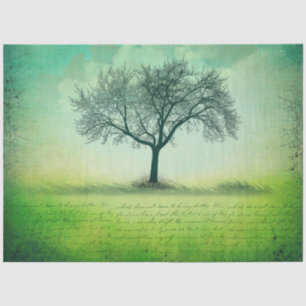 Lone Tree Decoupage Tissue Paper