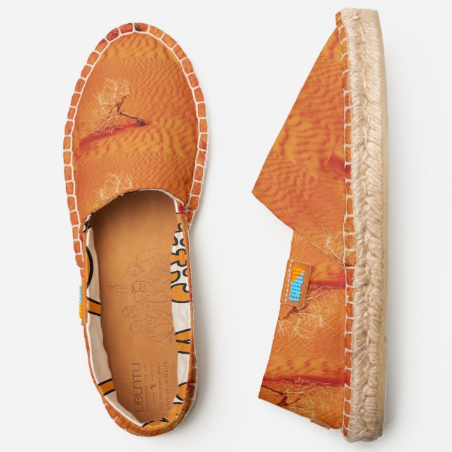 lone tree in fiery desert sand espadrilles (Side)