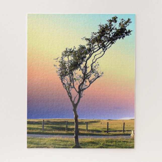 LONE TREE  JIGSAW PUZZLE (Vertical)