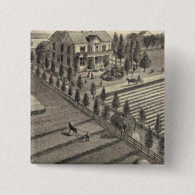 Lone Tree Ranch Pinback Button (Front)