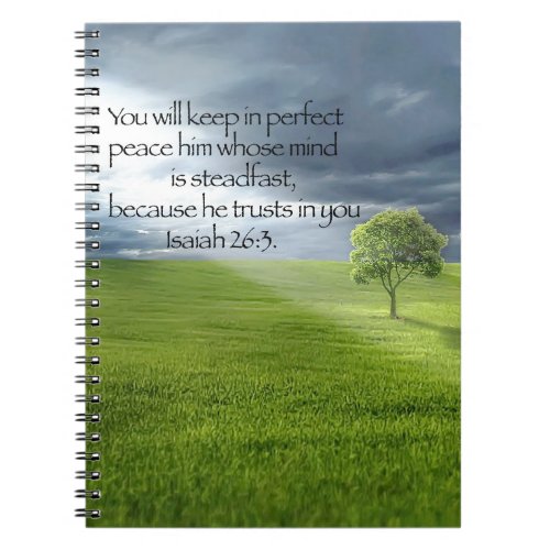 Lone Tree Rays of Sunshine Bible Verse Notebook