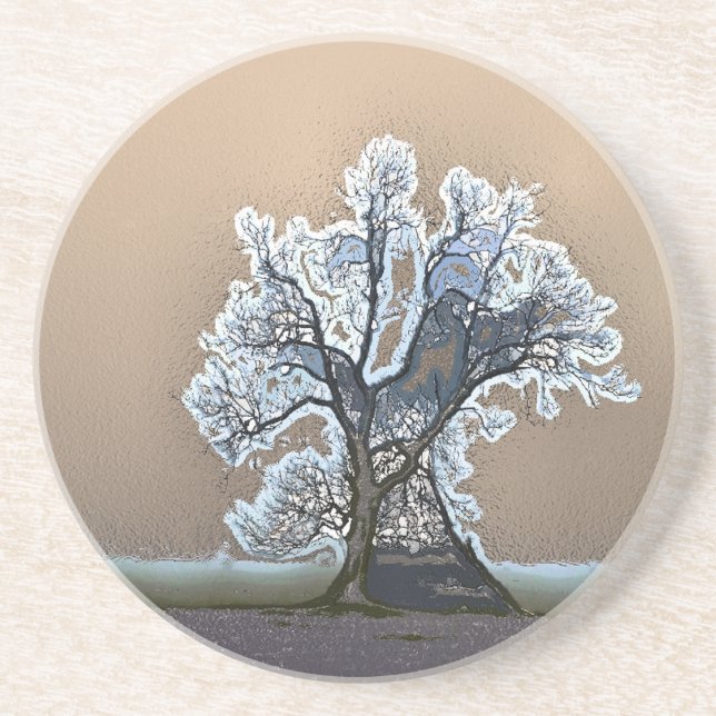 LONE TREE SANDSTONE COASTER (Front)