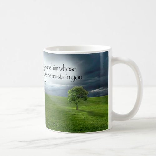 Lone Tree Sunshine Bible Verse Coffee Mug