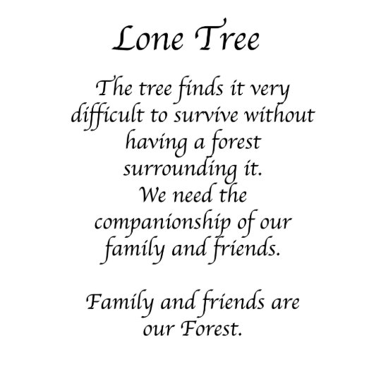 Lone Tree Telephone Address Book (Inside Cover)