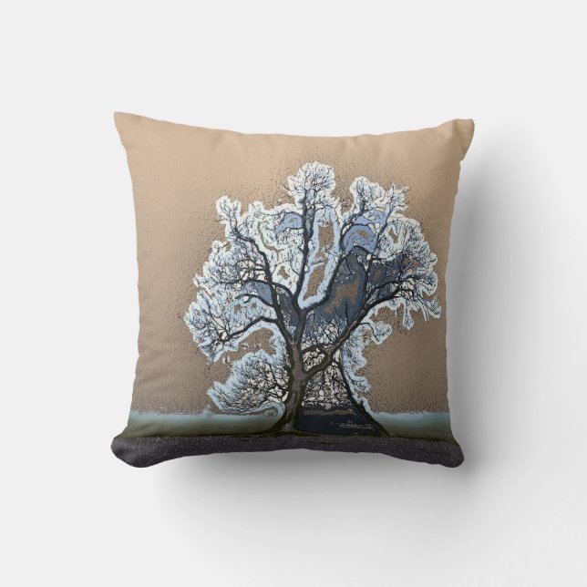 LONE TREE THROW PILLOW (Front)