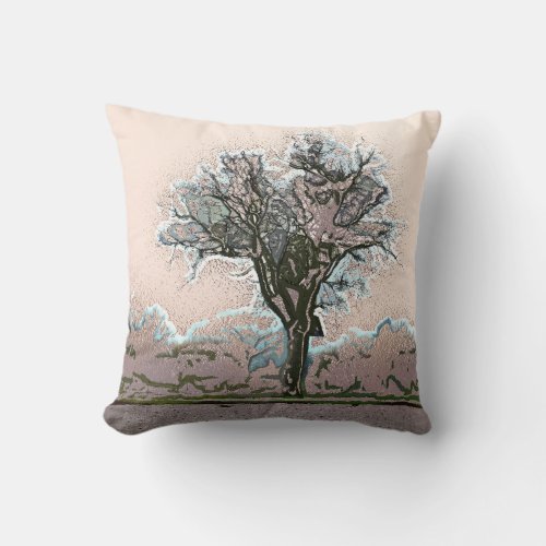 LONE TREE THROW PILLOW