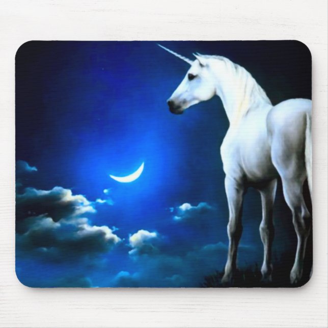 Lone Unicorn Mouse Pad (Front)