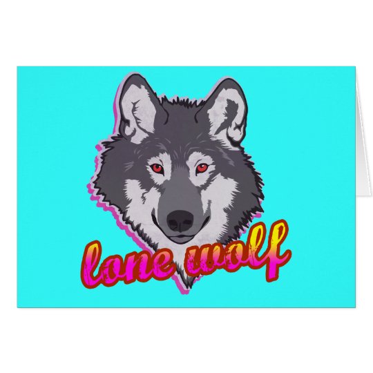 Lone Wolf, 80's style! Card