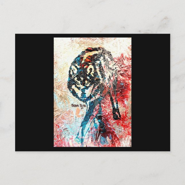 Lone Wolf - An original by Brown Eyes Postcard (Front)