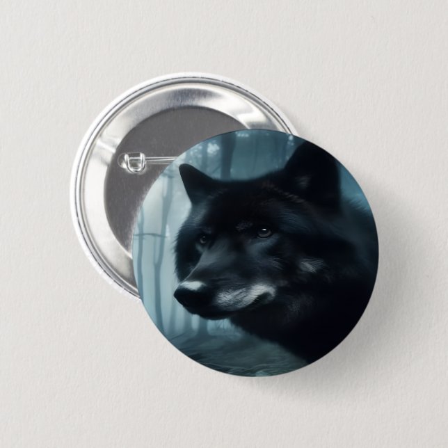 Lone Wolf Button (Front & Back)
