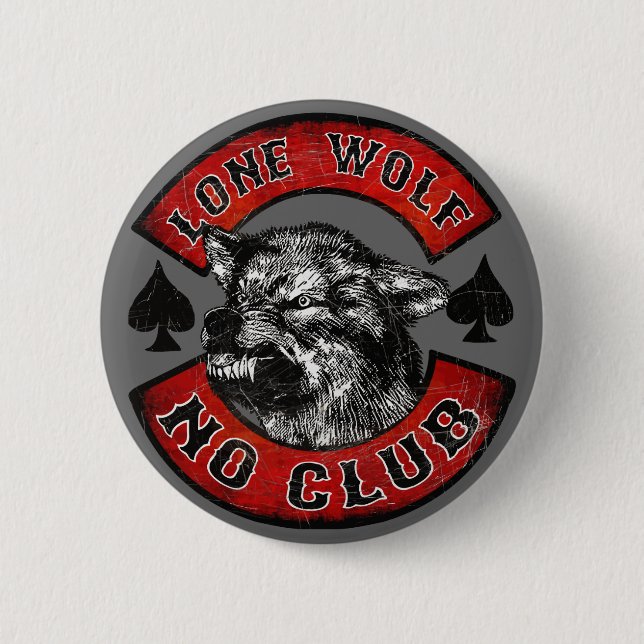 Lone Wolf Button (Front)