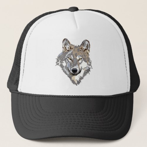 Lone Wolf Design Trucker Hat