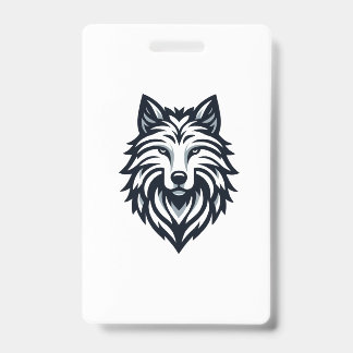Lone Wolf Emblem Badge