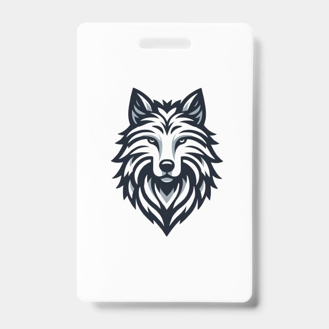 Lone Wolf Emblem Badge (Front)