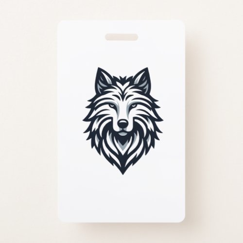 Lone Wolf Emblem Badge