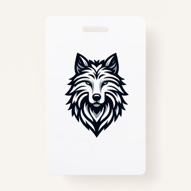 Lone Wolf Emblem Badge (Front)