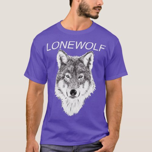 Lone Wolf  for men and women  T_Shirt