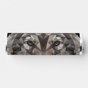 Lone Wolf Geometric Portrait Breath Savers® Mints