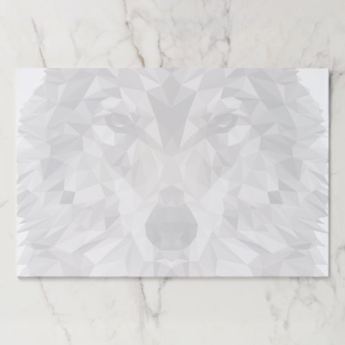 Lone Wolf Geometric Portrait Paper Pad