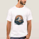 lone wolf howling at the moon T-Shirt
