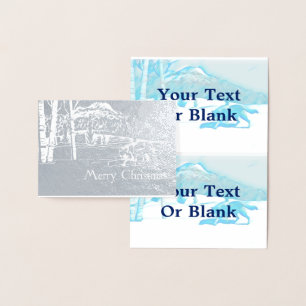 Lone Wolf In WInter Foil Card