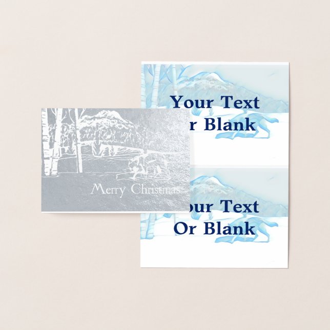 Lone Wolf In WInter Foil Card (Display)
