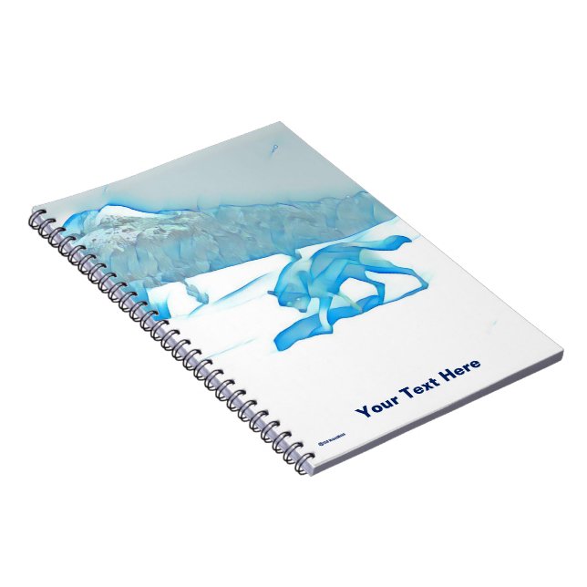 Lone Wolf In WInter Notebook (Right Side)