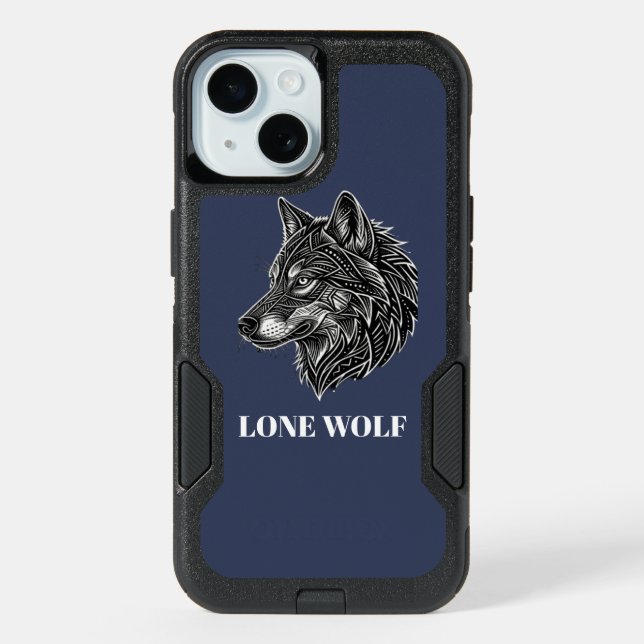 LONE WOLF iPhone 15 CASE (Back)