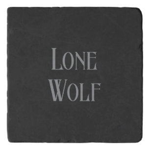 Lone Wolf Male Sigma Modern Minimalist Trivet