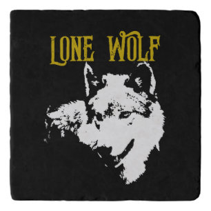 Lone Wolf Male Sigma Modern Minimalist Trivet