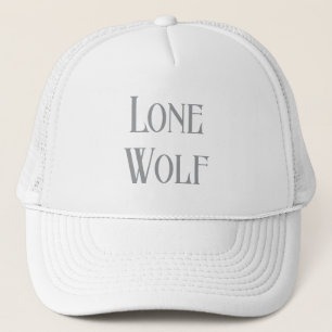 Lone Wolf Male Sigma Modern Minimalist Trucker Hat